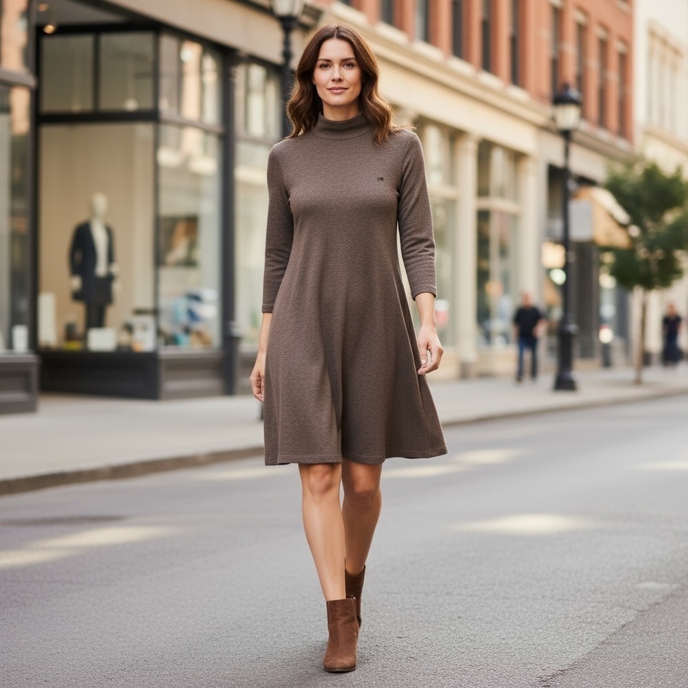 American Eagle Brown Turtle Neck Sweater Dress
New